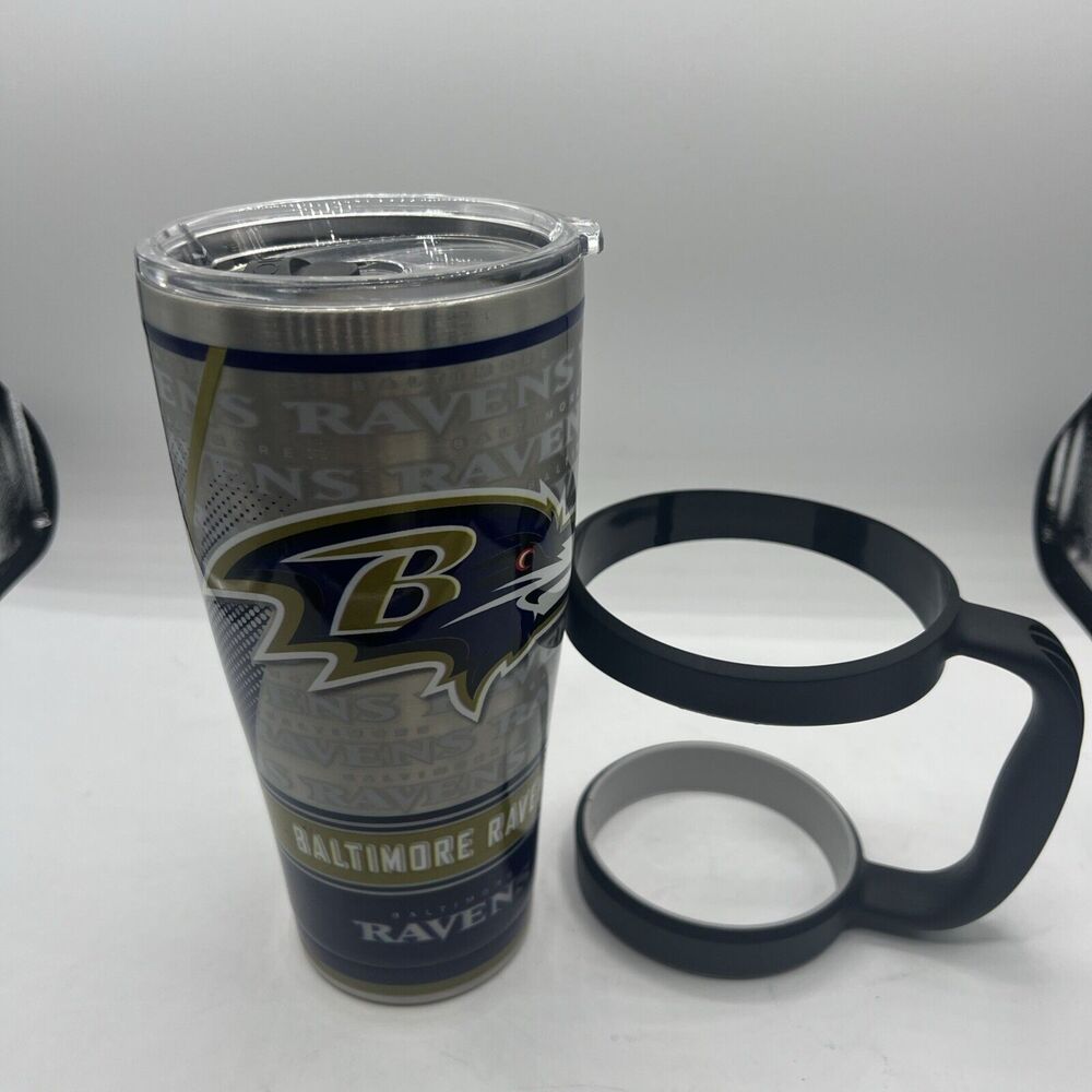 Tervis Tumbler 28oz Baltimore Ravens NFL Football Plus Handle Holder